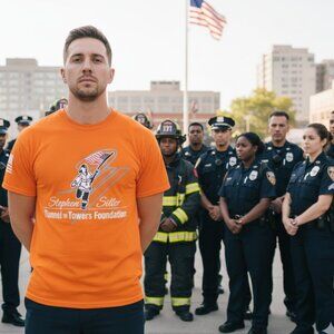 🦅 STEPHEN SILLER Tunnel to Towers Foundation Tee S 🦅